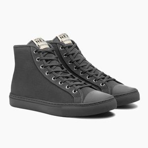 Nothing New Grey Men's Classic High Top Sneakers